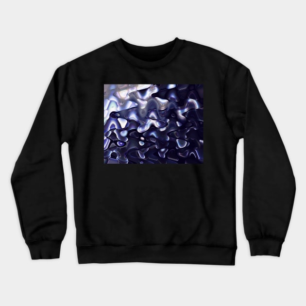 Liquid fractal Crewneck Sweatshirt by 3DVictory
